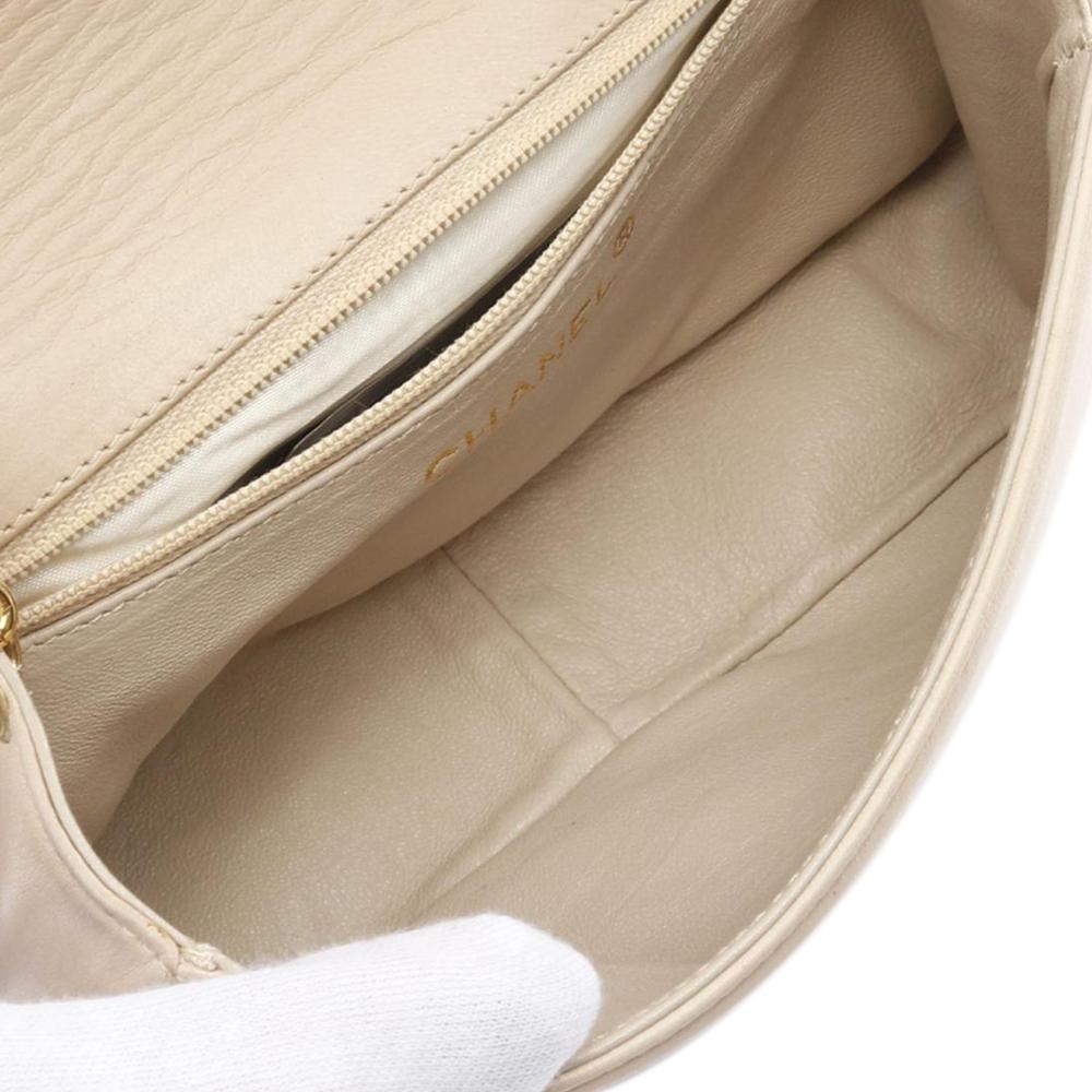 Brown Leather Chanel Flap Bag