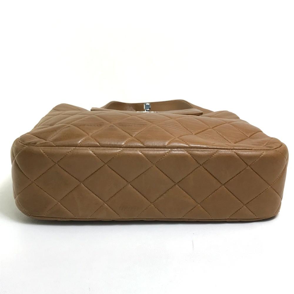 Brown Leather Chanel Shoulder Bag