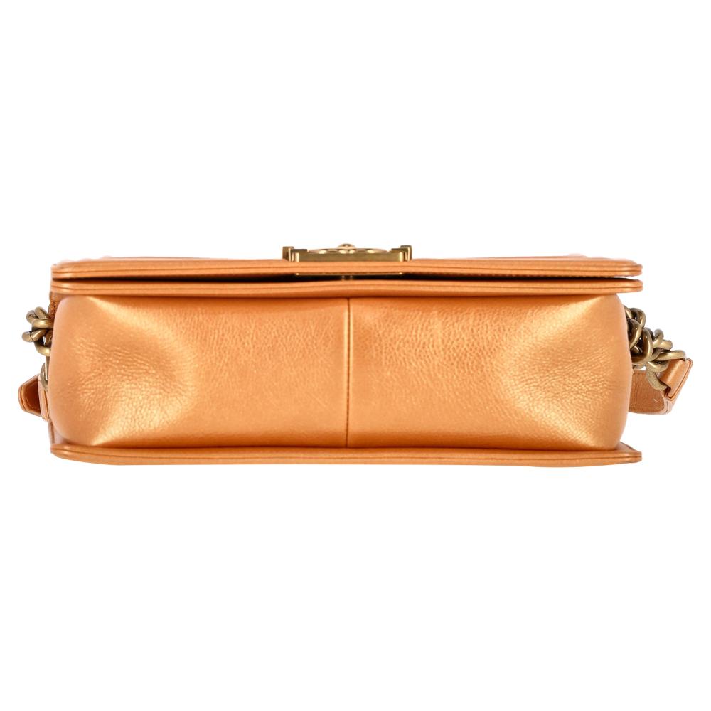 Brown Leather Chanel Flap Bag