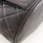 Brown Leather Chanel Backpack