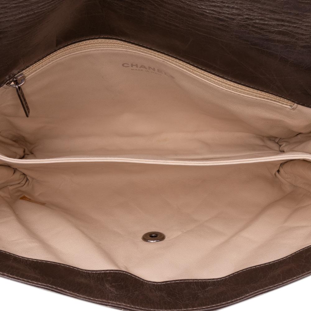 Brown Leather Chanel Flap Bag