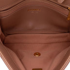 Brown Leather Chanel Flap Bag