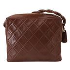 Brown Leather Chanel Shoulder Bag