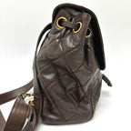 Brown Leather Chanel Shoulder Bag