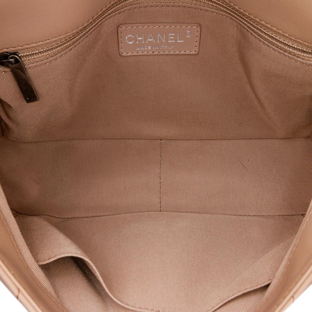 Brown Leather Chanel Flap Bag