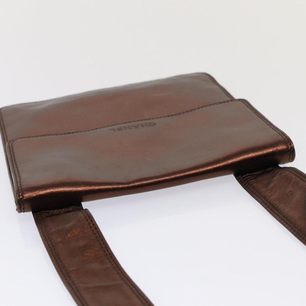 Brown Leather Chanel Shoulder Bag