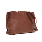 Brown Leather Chanel Shoulder Bag