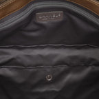 Brown Leather Chanel Flap Bag