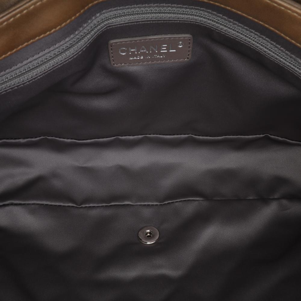 Brown Leather Chanel Flap Bag