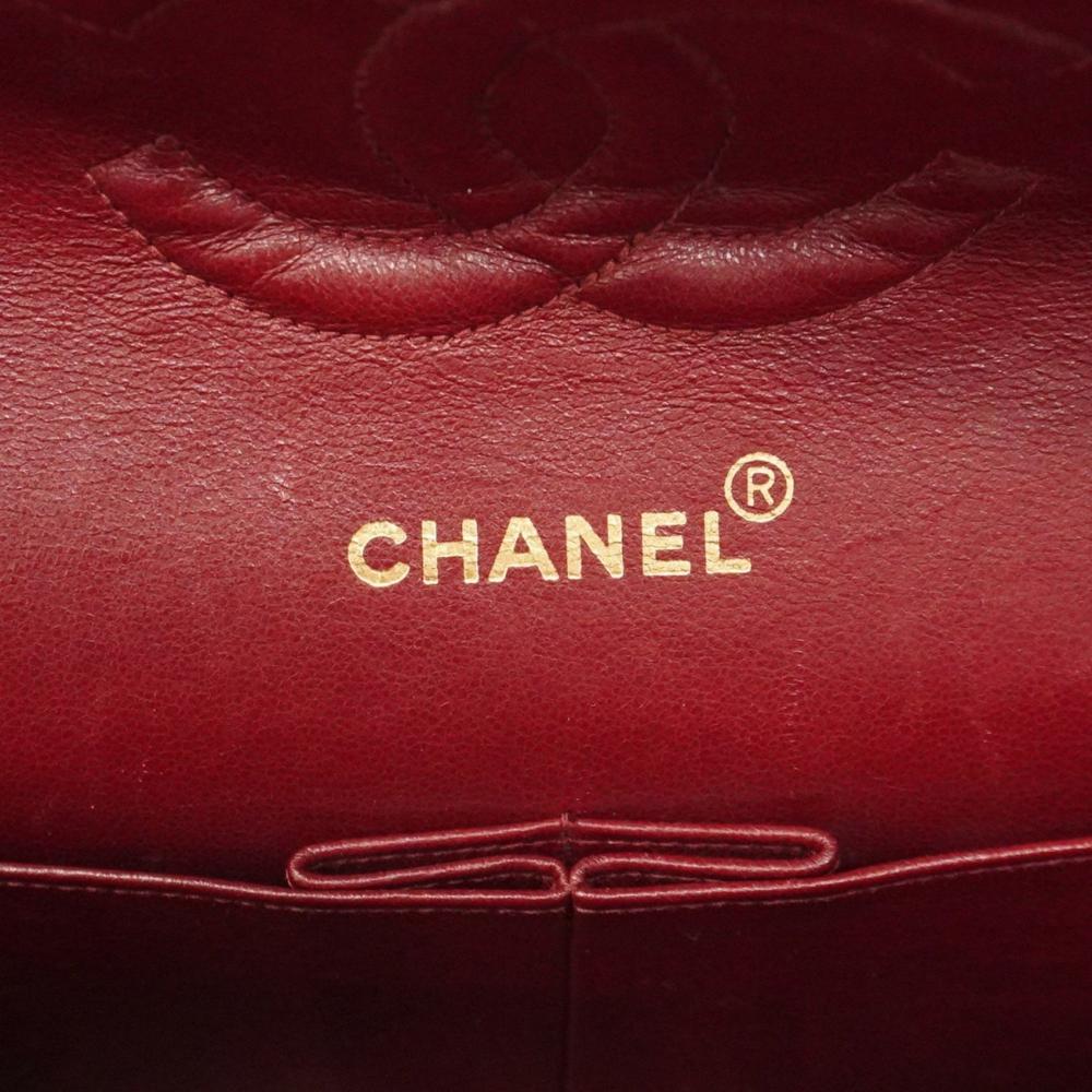 Brown Leather Chanel Flap Bag