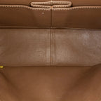 Brown Leather Chanel Flap Bag