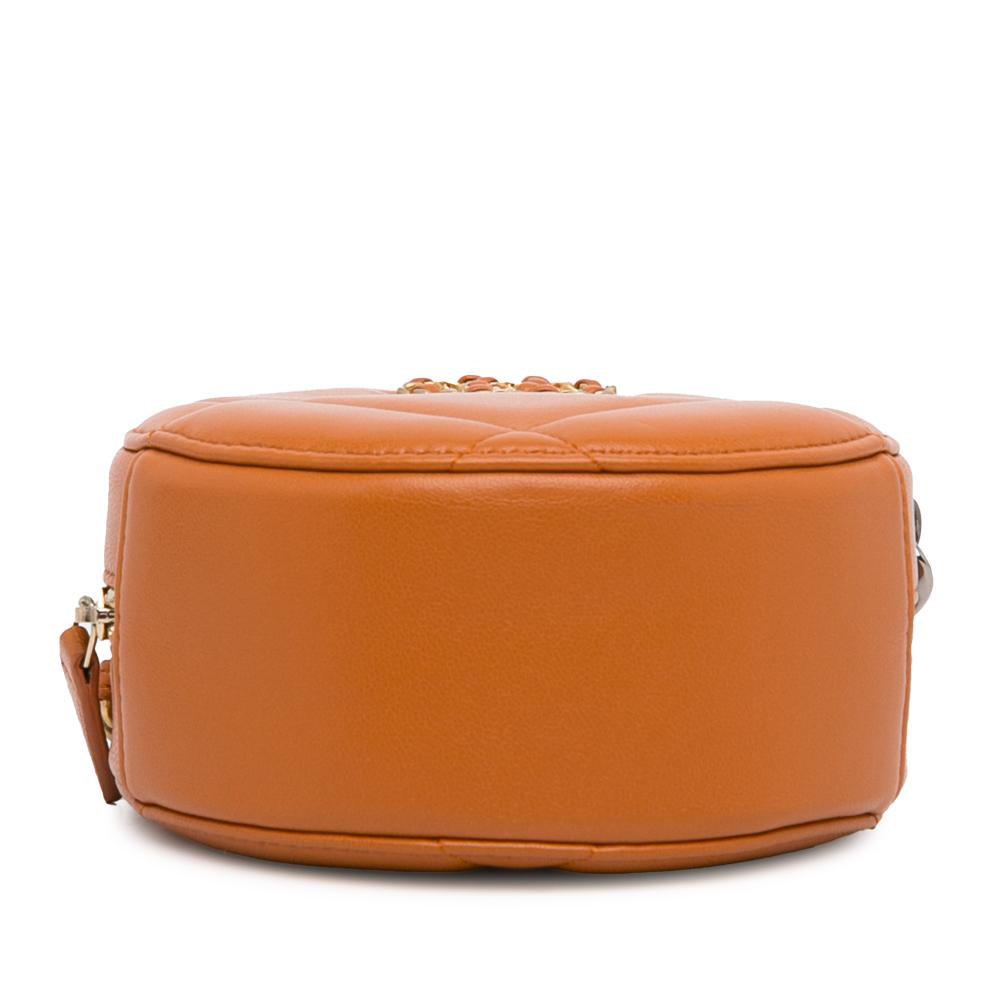 Brown Leather Chanel Crossbody Bag