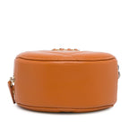 Brown Leather Chanel Crossbody Bag