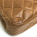 Brown Leather Chanel Shoulder Bag