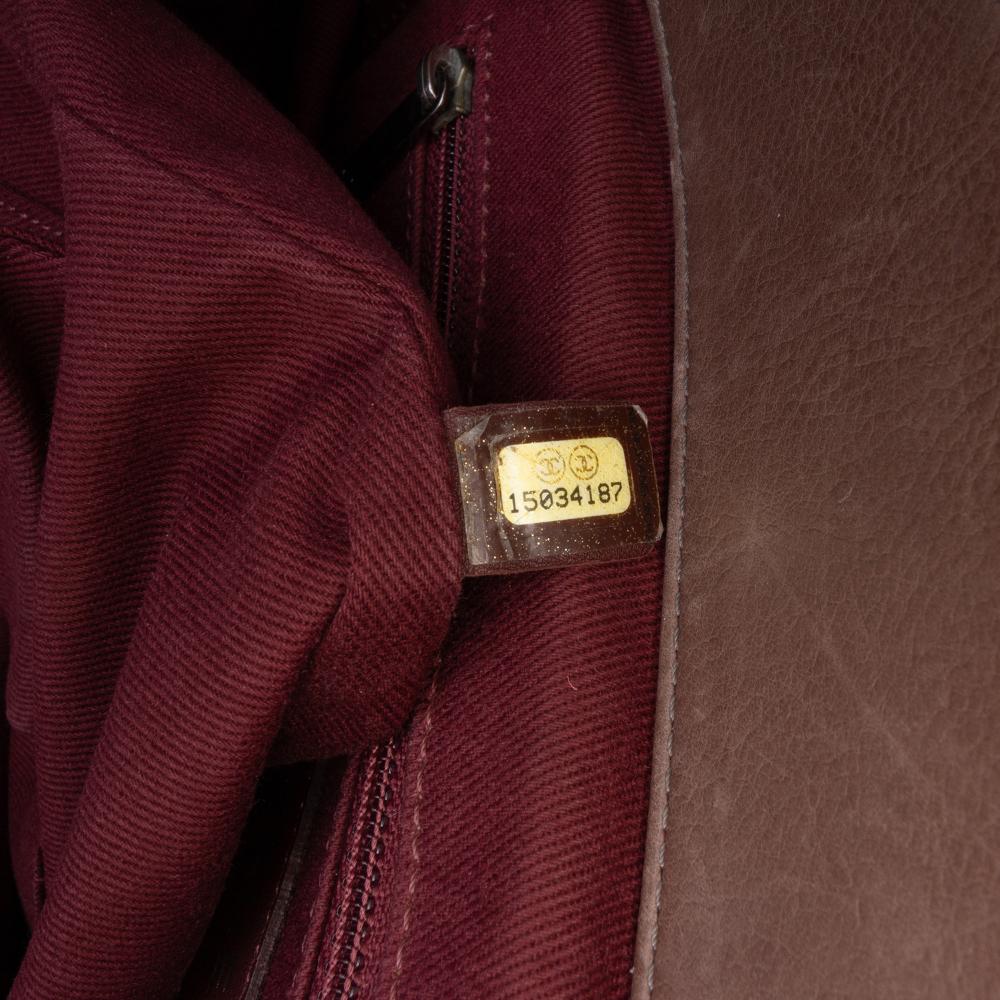 Brown Leather Chanel Flap Bag