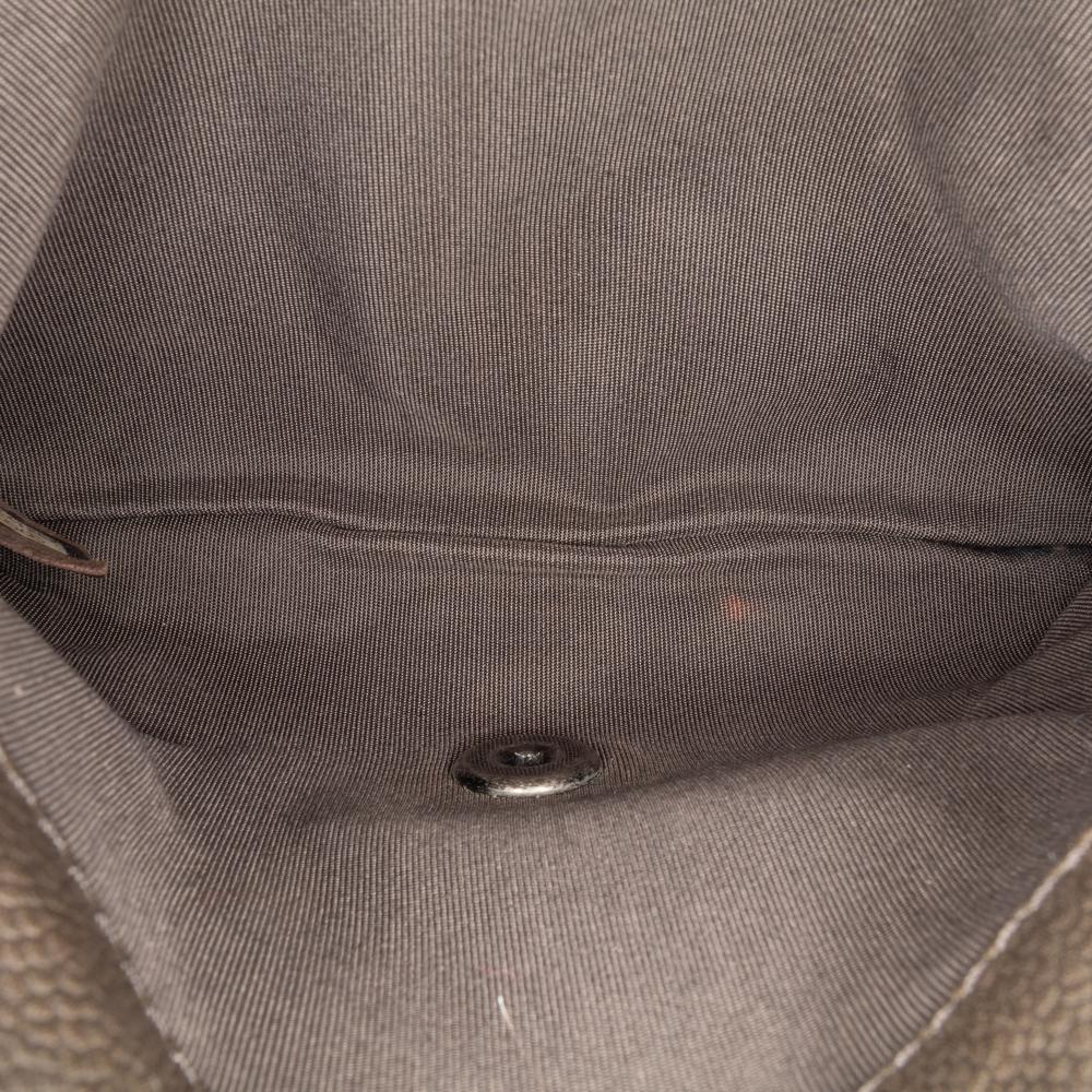 Brown Leather Chanel Flap Bag