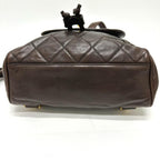 Brown Leather Chanel Shoulder Bag