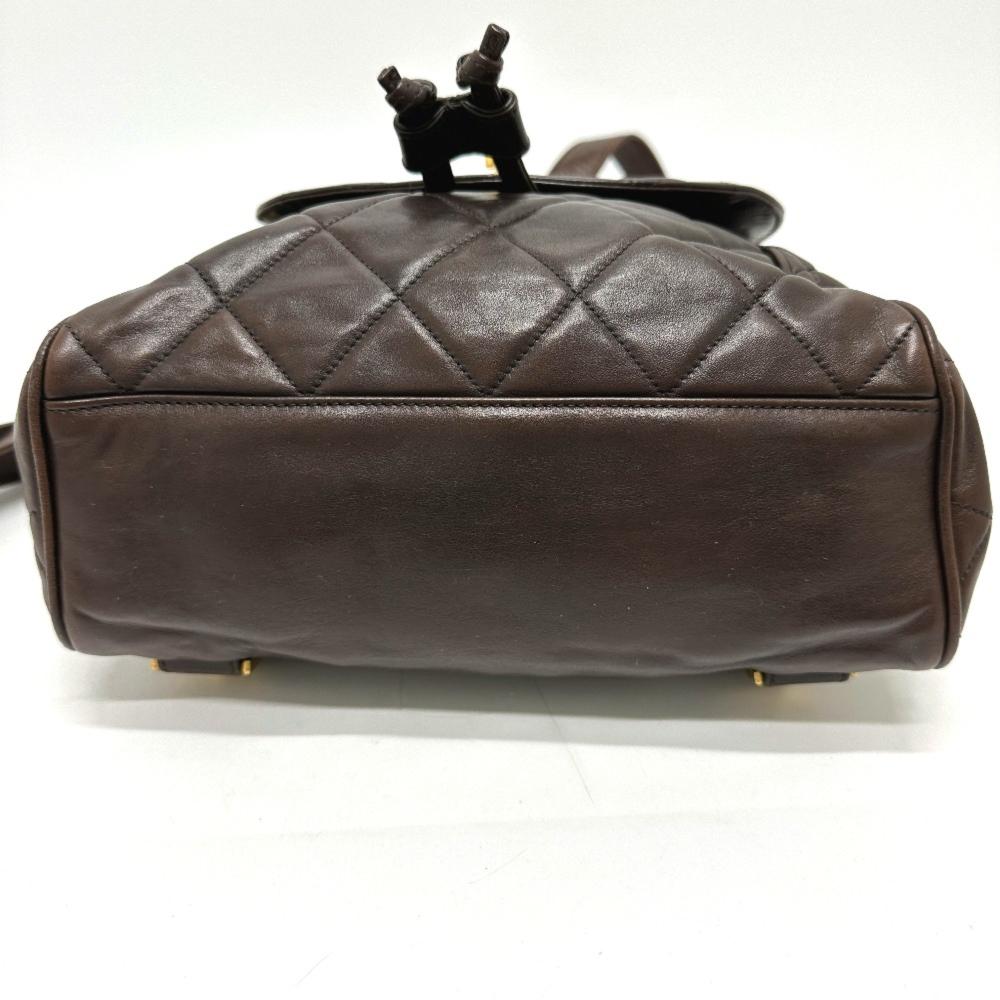 Brown Leather Chanel Shoulder Bag