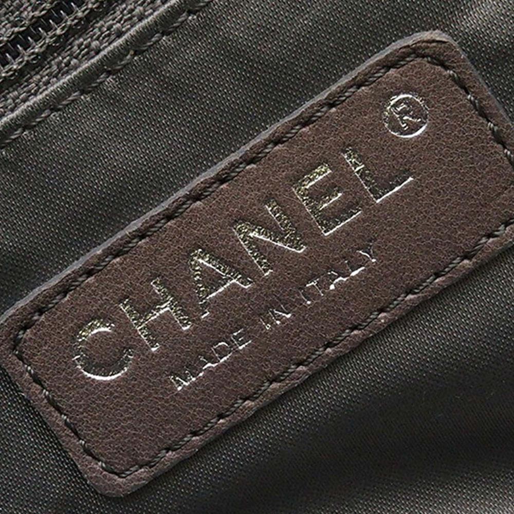 Brown Leather Chanel Flap Bag