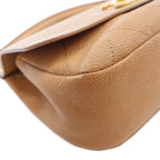 Brown Leather Chanel Flap Bag