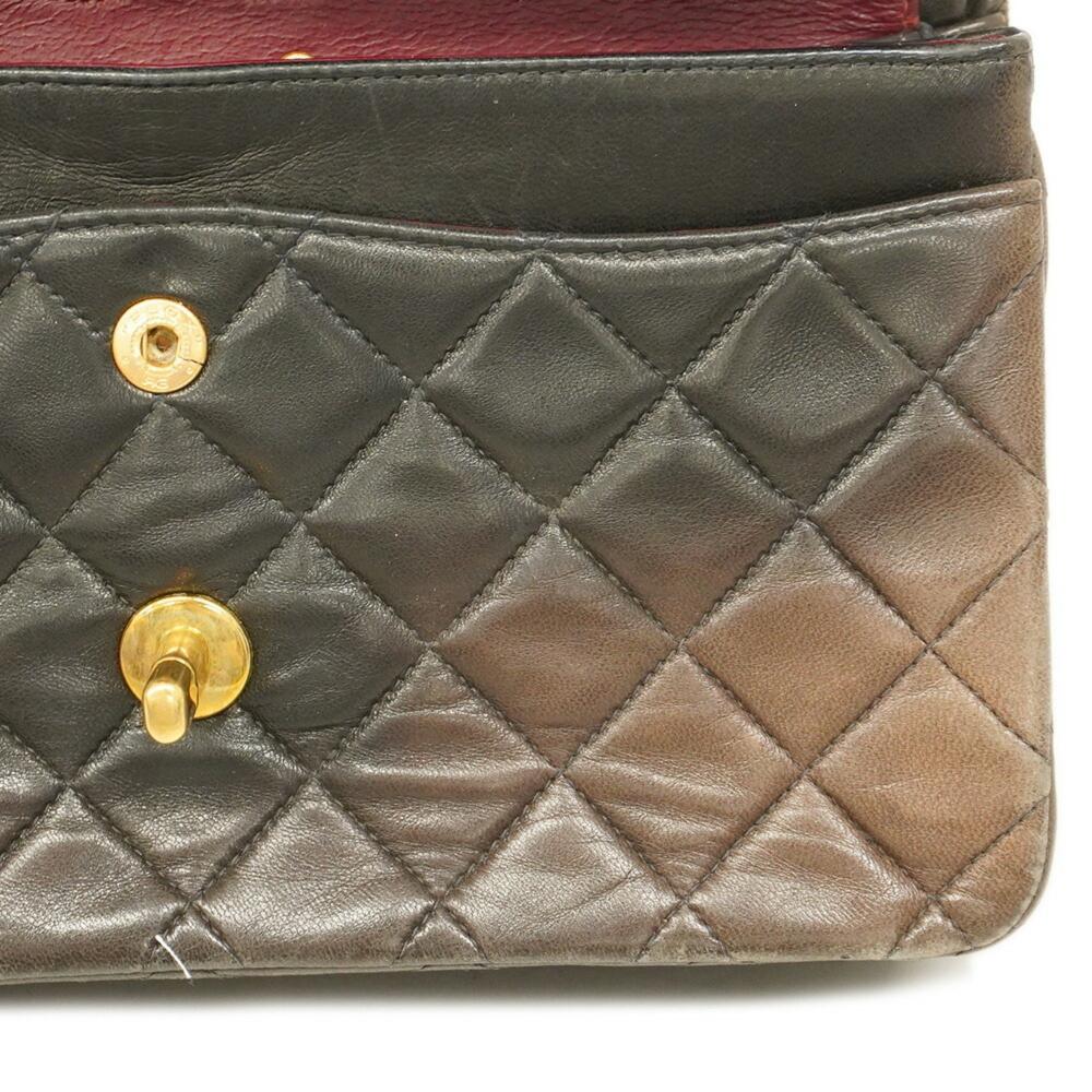 Brown Leather Chanel Flap Bag