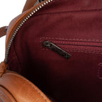 Brown Leather Chanel Flap Bag