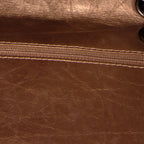 Brown Leather Chanel Flap Bag