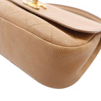 Brown Leather Chanel Flap Bag