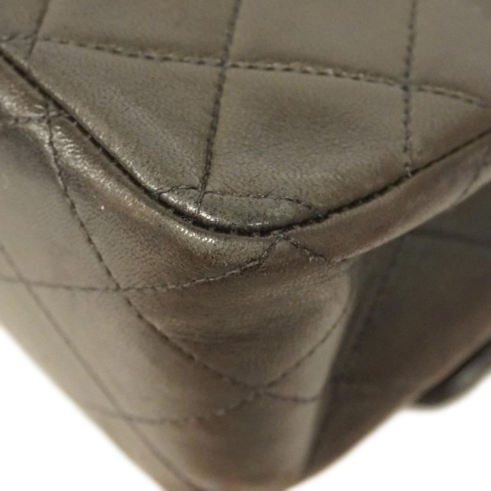 Brown Leather Chanel Flap Bag