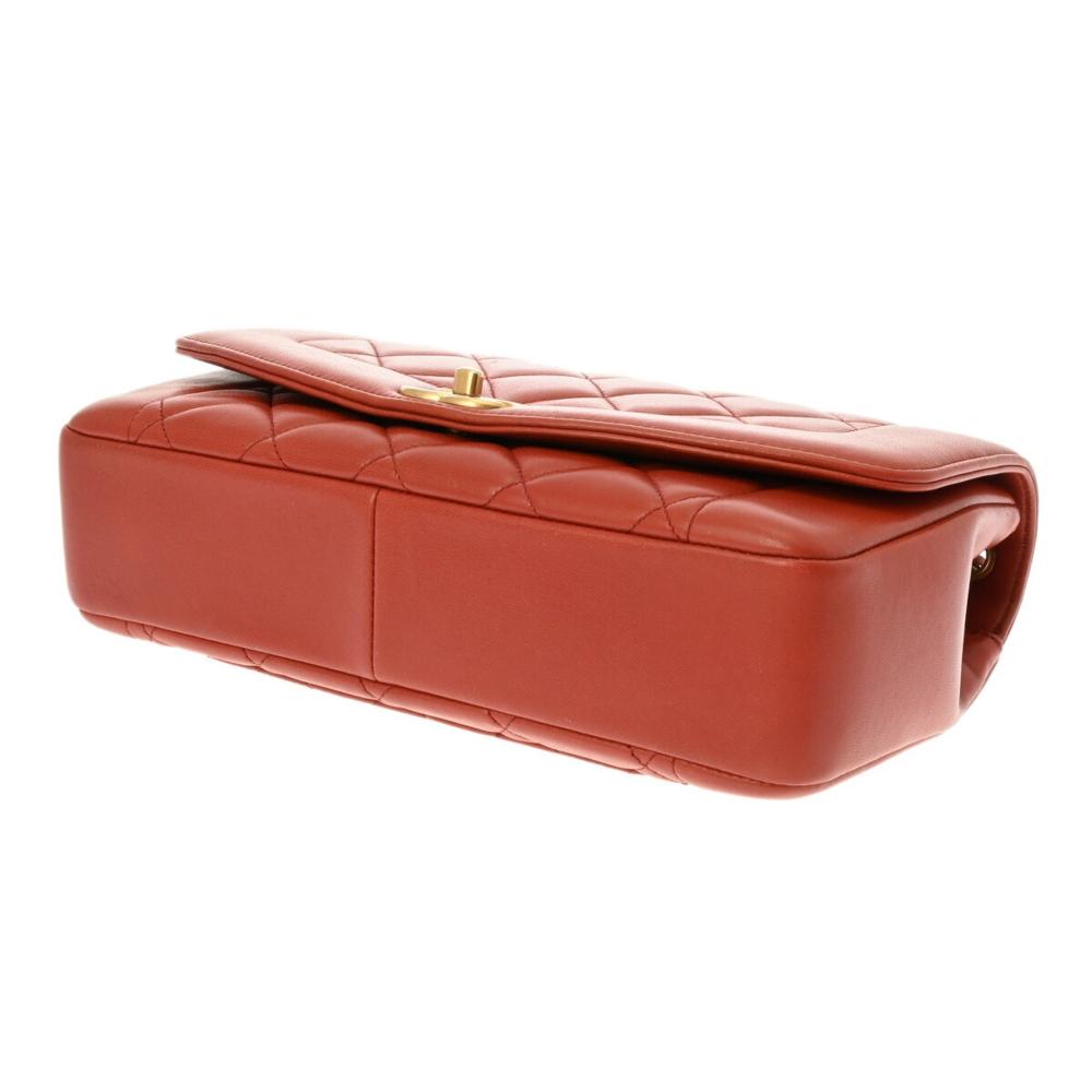 Brown Leather Chanel Shoulder Bag