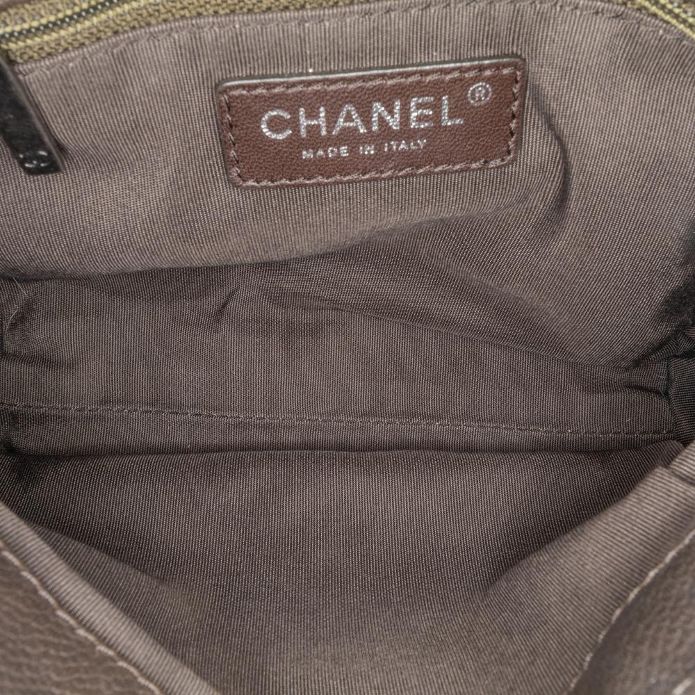 Brown Leather Chanel Flap Bag