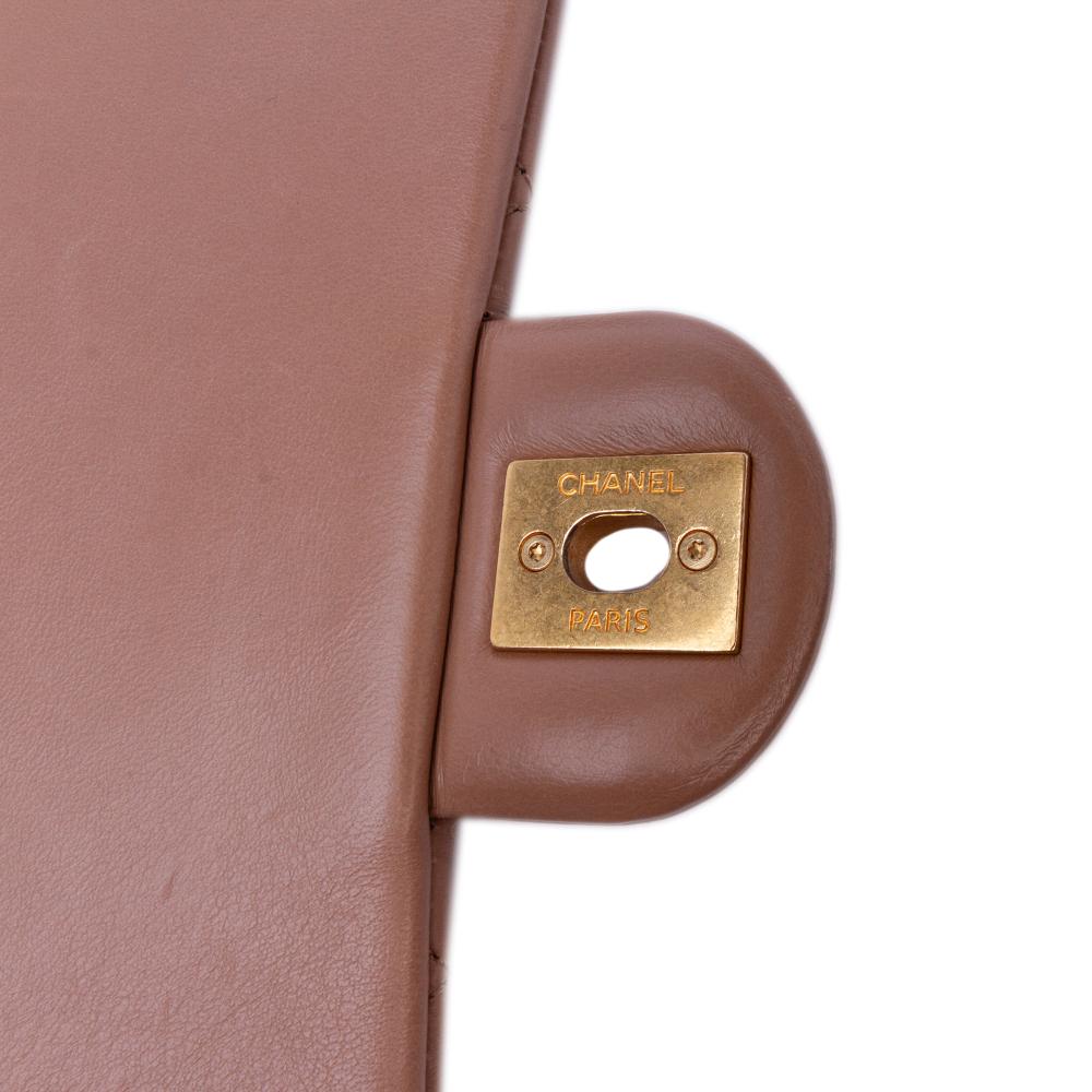 Brown Leather Chanel Flap Bag