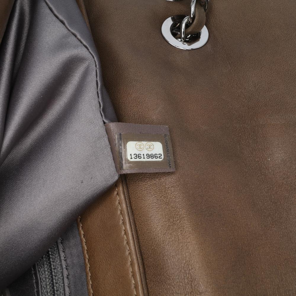 Brown Leather Chanel Flap Bag