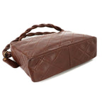 Brown Leather Chanel Shoulder Bag