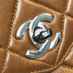 Brown Leather Chanel Shoulder Bag