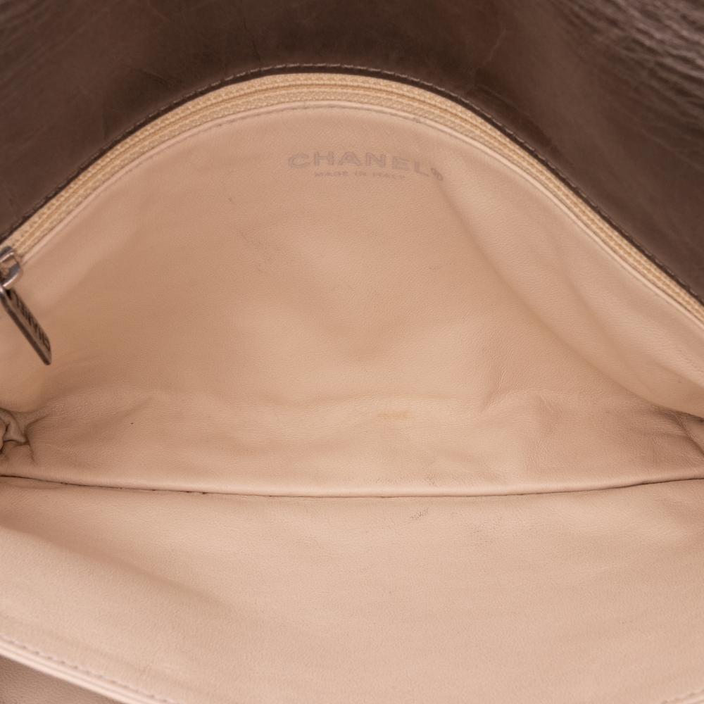 Brown Leather Chanel Flap Bag