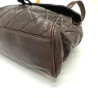 Brown Leather Chanel Shoulder Bag