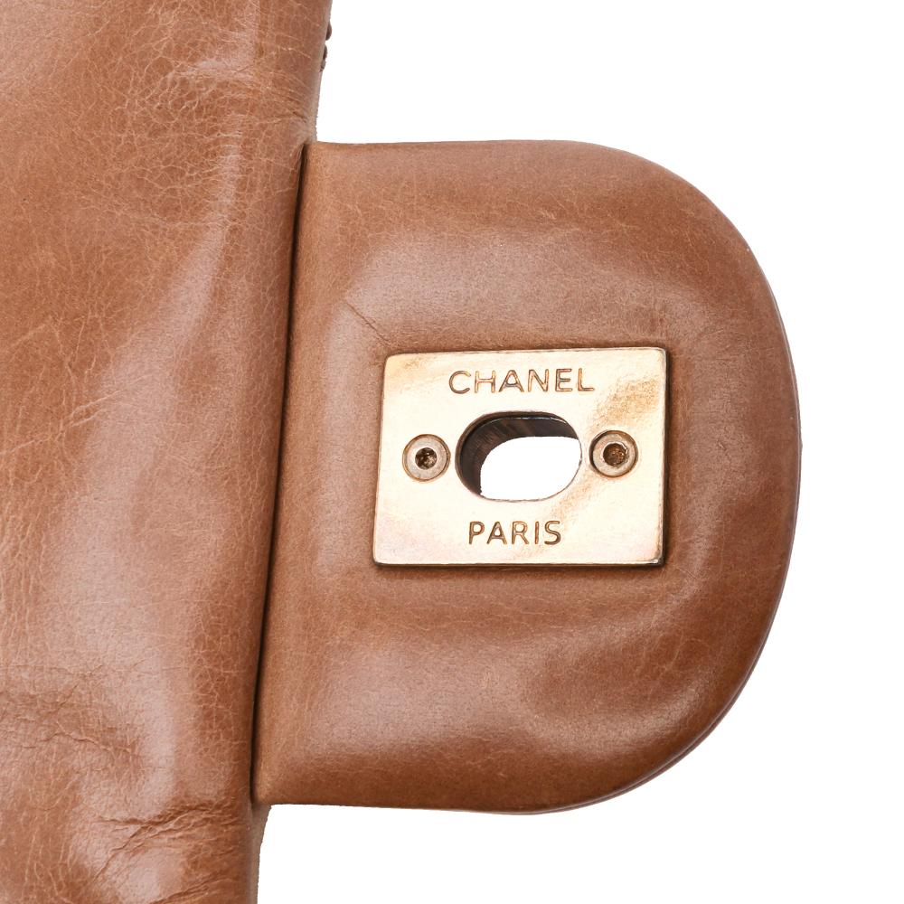 Brown Leather Chanel Flap Bag