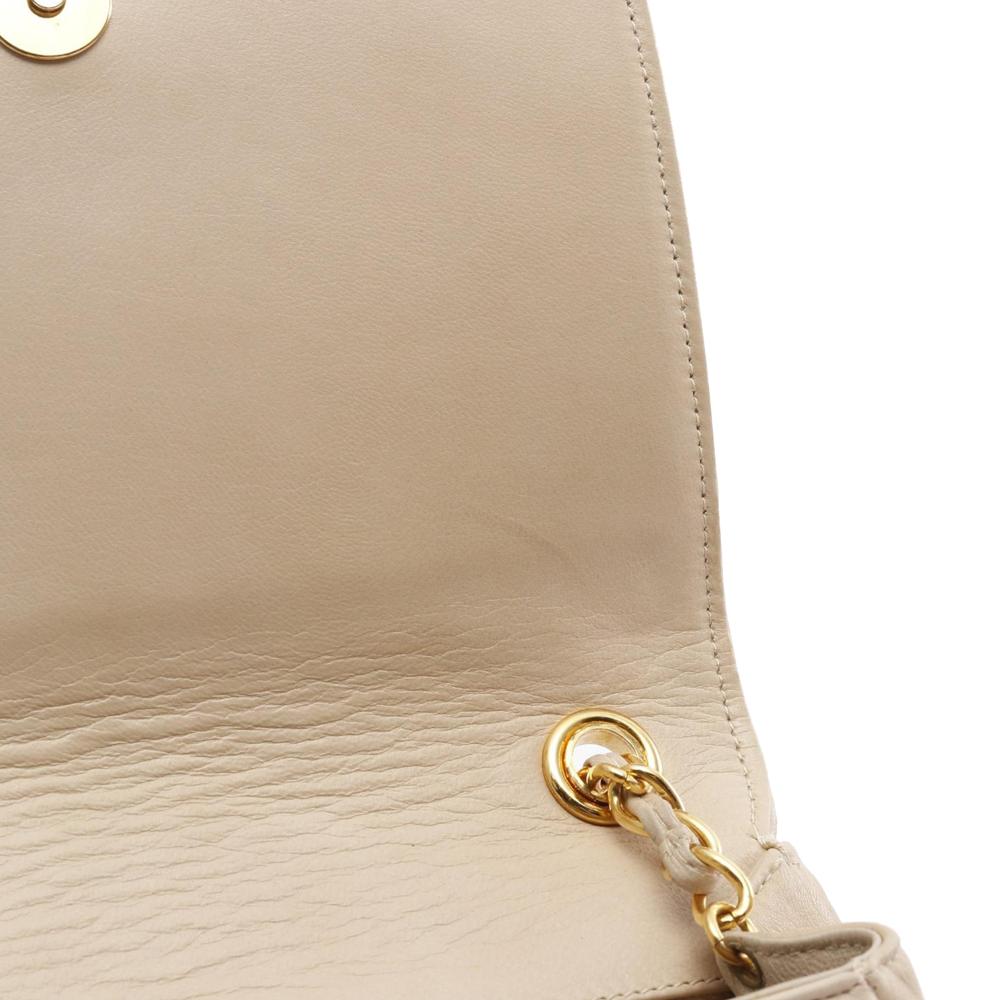 Brown Leather Chanel Flap Bag