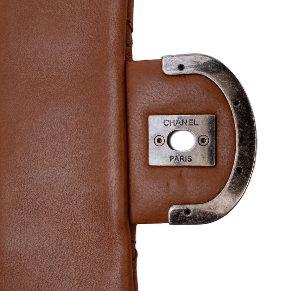 Brown Leather Chanel Flap Bag