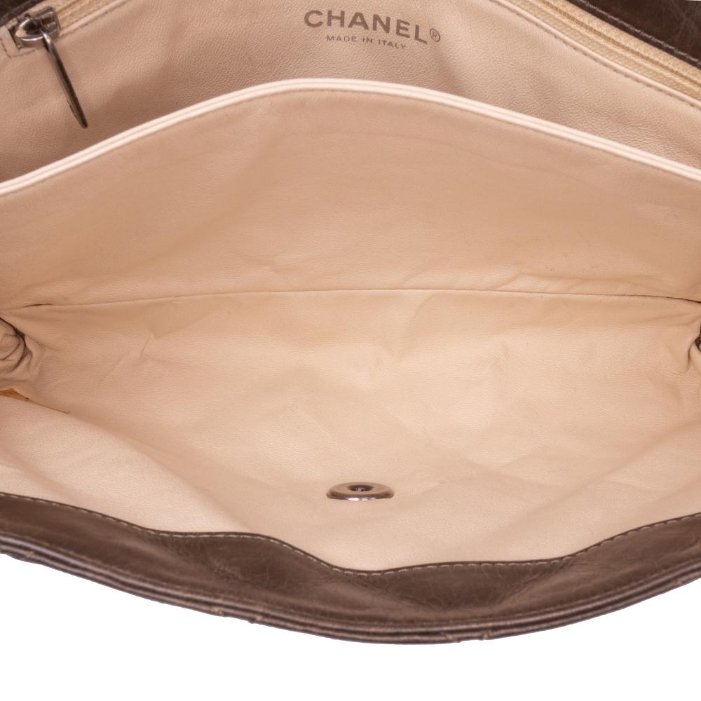 Brown Leather Chanel Flap Bag