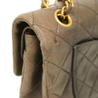 Brown Leather Chanel Flap Bag