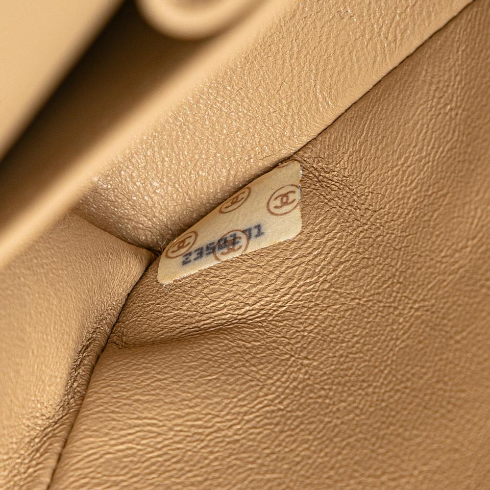 Brown Leather Chanel Flap Bag