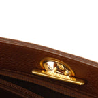 Brown Leather Chanel Shoulder Bag