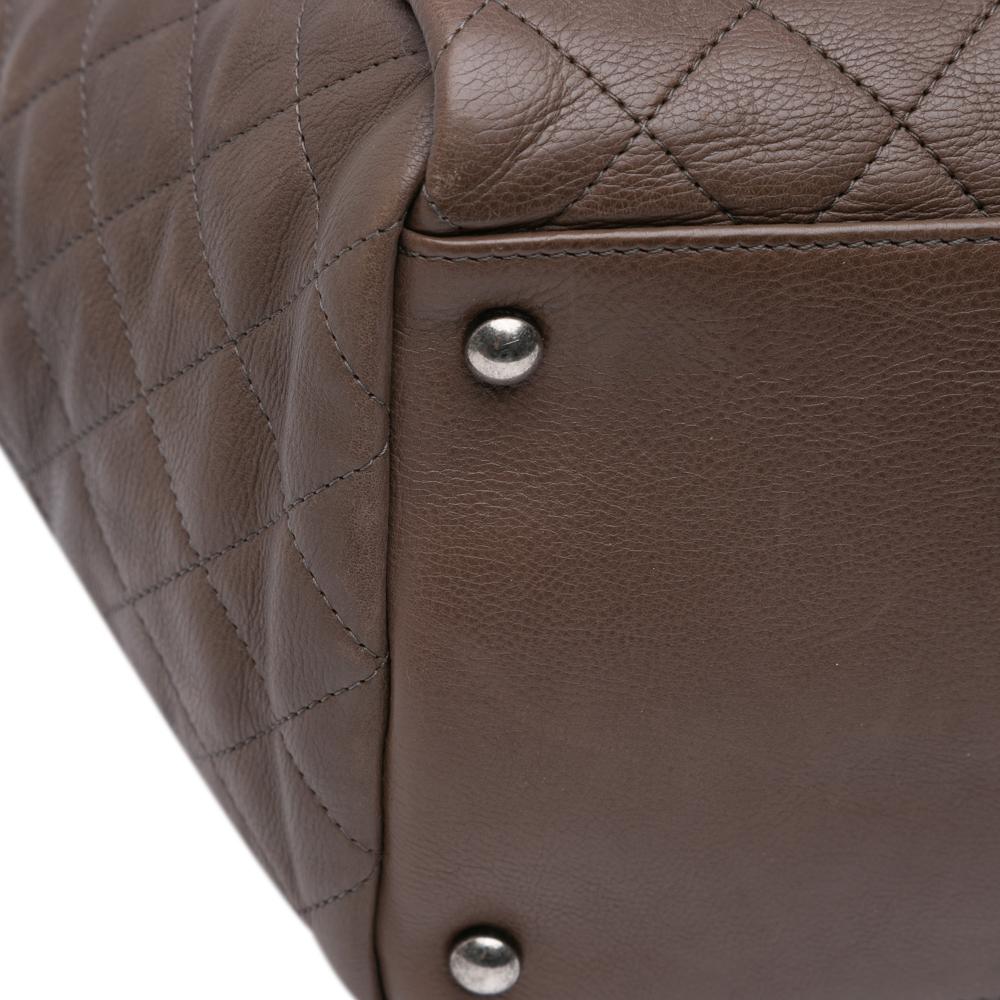 Brown Leather Chanel Flap Bag