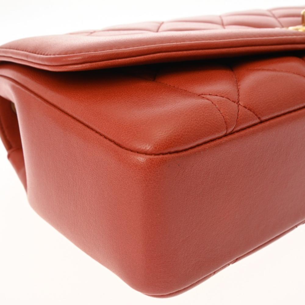 Brown Leather Chanel Shoulder Bag