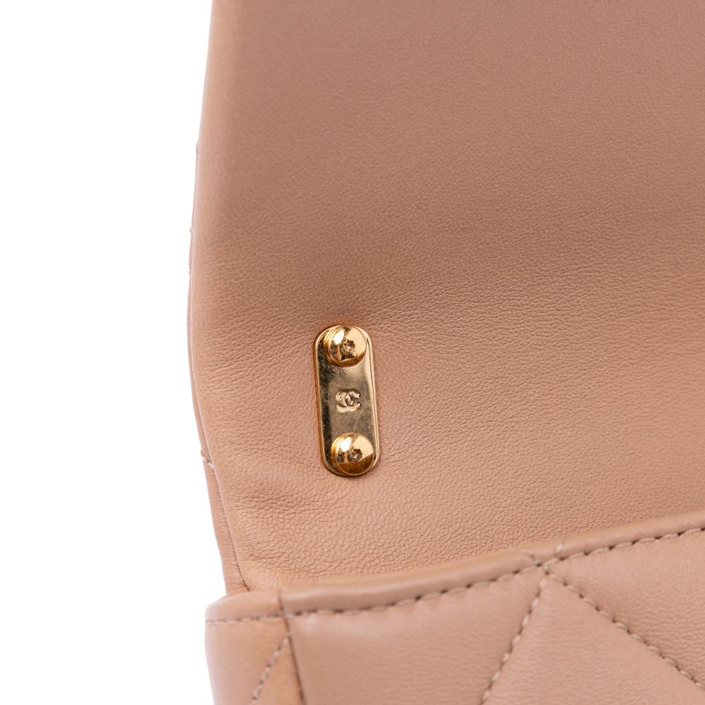 Brown Leather Chanel Flap Bag