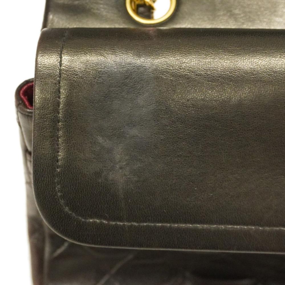 Brown Leather Chanel Flap Bag