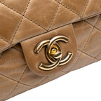 Brown Leather Chanel Flap Bag