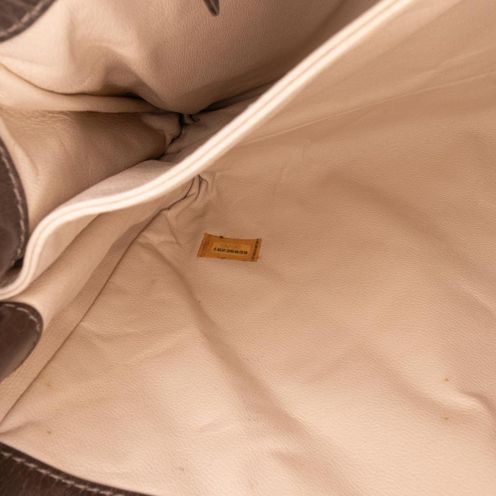 Brown Leather Chanel Flap Bag